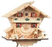 Horloge coucou mécanique chalet 1 jour couleur bois naturel couleur : Bois naturel