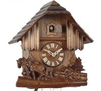 Horloge coucou mécanique chalet 1 jour laboureur 29 cm