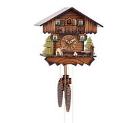 Horloge coucou modèle Schwarzwaldhaus KA 1675, en bois, avec mécanisme d'horlogerie Regula