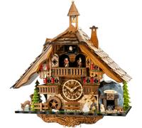 Horloge coucou musical ''Mine de Cristal'' lumineuse