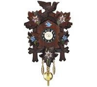 Horloge coucou traditionnel pour enfants oiseau bleu