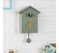 Horloge Coucou Verte Quartz Design Moderne