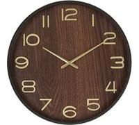 Atmosphera Horloge Ivana – Bois foncé – Ø 38 cm