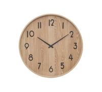 Atmosphera - Horloge murale Ivana - Bois clair - Ø55 cm - Style scandinave