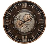 Atmosphera – Horloge murale mécanique Yoni – Métal marron Ø 59 cm