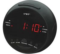 Horloge d'alarme radio LED Contrôle Multi Snooze Fonction Horloge Cadeau Décoration avec AM FM Dual Channels - Vert