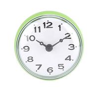 Horloge de bain étanche à ventouse, Réveil miniature à affichage de pointeur, Accessoires de salle de bain, Fixation murale pour fenêtre, Élément décoratif et fonctionnel