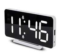 Green Blue GB383 Horloge avec Alarme et thermomètre Vert-Bleu Blanc