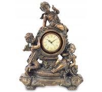 Horloge de cheminée Horloge de table 29x21cm Horloge décorative Ange Rétro Style debout