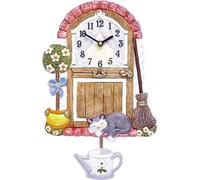 Horloge de cuisine Arbre Balai Maison - Terrastudio Modèle : 03.2911.p0