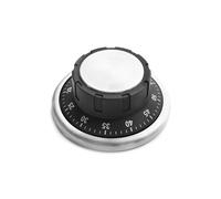 Lacor Minuteur de cuisine 60803 – magnétique, acier inoxydable – noir