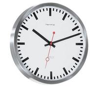 Horloge de gare à quartz en acier inoxydable - Hermle Modèle : 30471-002100