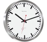 Horloge de gare Funkwerk en acier inoxydable - Hermle Modèle : 30471-000870