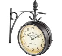 St. Leonhard Horloge de gare rétro double-face Incolore G