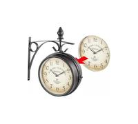 St. Leonhard Horloge de gare rétro double face