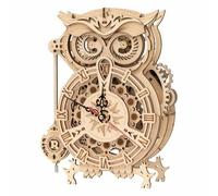 Horloge De Hibou De Puzzle Mécanique En Bois Robotime 3d