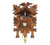 Horloge de la Forêt-Noire 5 feuilles, Oiseau avec Chant de coucou et Mélodie ...