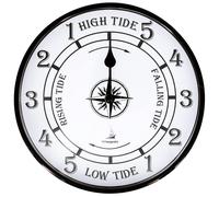 Horloge de marée nautique, en aluminium, 25 cm (10 pouces), horloge murale