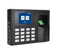 Horloge de Pointage, Système de présence par empreinte digitale TCPIP, mot passe USB, horloge bureau, dispositif d'enregistrement des employés, Machine biométrique(English)