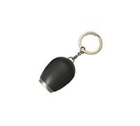 Horloge de projection temps numérique mini led veilleuse projecteur lampe poche porte-clés - noir
