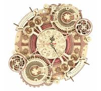 Horloge De Puzzle Mécanique En Bois Robotime 3d Avec Calendrier