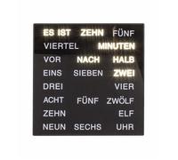 Horloge avec affichage des mots en allemand