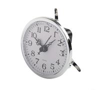 Horloge de table élégante avec pendule de 8 cm en métal (B) | Insert photo possible, doré pour surface, métal robuste, personnel, décoratif