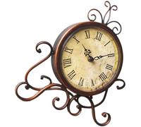 Horloge de table rétro au design classique, idéal pour la chambre et le salon