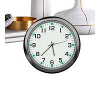 Horloge de tableau de bord de voiture - Horloge adhésive compacte lumineuse - Horloge de table de voiture - Convient pour bateau, vélo, golf, course à pied, maison, bureau, voyage, activités de plein