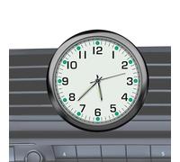 Horloge de tableau de bord de voiture, horloge compacte adhésive lumineuse, réveil de tableau de bord de voiture, pour bateau, vélo, golf, course, maison, bureau, voyage, extérieur, cuisine