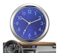 Horloge de tableau de bord de voiture | Horloge lumineuse de tableau de bord de voiture | Montres de rechange à quartz pour voiture, horloge à coller pour tableau de bord, autocollant pour véhicules