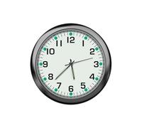 Horloge de tableau de bord - Horloge à coller de 4 cm, intégration utilitaire élégante | Alarme compacte lumineuse adhésive | Mini Quartz lumineux pour automobile, bateau, vélo, course de Golf, maison