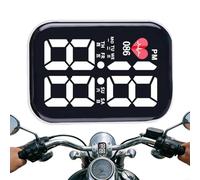 Horloge de tableau de bord - Montre LED lumineuse autocollante étanche - Petite horloge numérique | Convient pour tableau de bord de voiture, moto, bateau, vélo, camion, SUV et camping-car