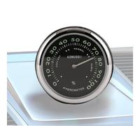 Horloge de voiture pour tableau de bord - À coller - Lumineuse - Petite | Mini hygromètre pour voiture avec tampon adhésif, bateaux, camions, SUV, camping-cars, véhicules automobiles, extérieur