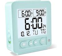 Horloge de voyage numérique - Taille : normale - Couleur : vert menthe