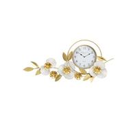 Horloge murale Mauro Ferretti flow 92,5x8x45,5 cm or blanc