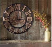 Horloge décorative / horloge murale décorative pour le salon, la chambre à coucher - Mouvement silencieux, 40 cm