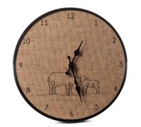 Horloge Diane en jute 35 cm