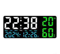Horloge Digitale Double pour alarme Fonction Snooze USB Horloge(C) | Écran LED géant, chiffres clairs, lecture à distance, pour idéal pour chambre, salon