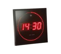 Horloge digitale radio-pilotée ROUGE