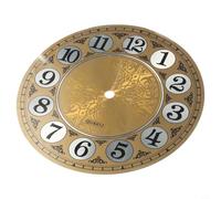 Horloge DIY pour composante de cadran en aluminium avec numérotation arabe, convient pour les projets d'assemblage d'horloge murale, taille 180 mm