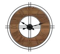 Horloge ""Dorian"" D65cm marron - Atmosphera Créateur d'intérieur