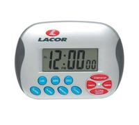 Horloge éléctronique avec alarme Lacor Gris TU