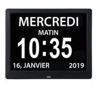 Horloge electronique digitale pour seniors hd affichage lcd G