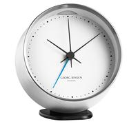 Horloge en acier inoxydable avec alarme Henning Koppel, 10 cm, avec support - Georg Jensen