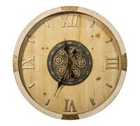 Horloge en bois avec mécanisme MICKA - Beige