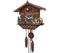 Horloge en Bois Horloge Murale RéVeil D'Oiseau Horloges à Coucou pour la DéCoration de la Chambre des Enfants à la Maison