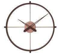 Horloge en bois sombre et élégante LAVVU LOFT au look industriel LCT4081