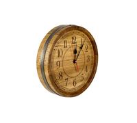 Horloge en chêne, cadran classique D330 mm