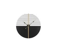 Horloge murale Mauro Ferretti Glam Stick noir et or, 60 x 4,5 cm